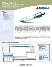 Thumbnail of document Data Sheet - PRTrans1000 Transient Pressure Data Logger